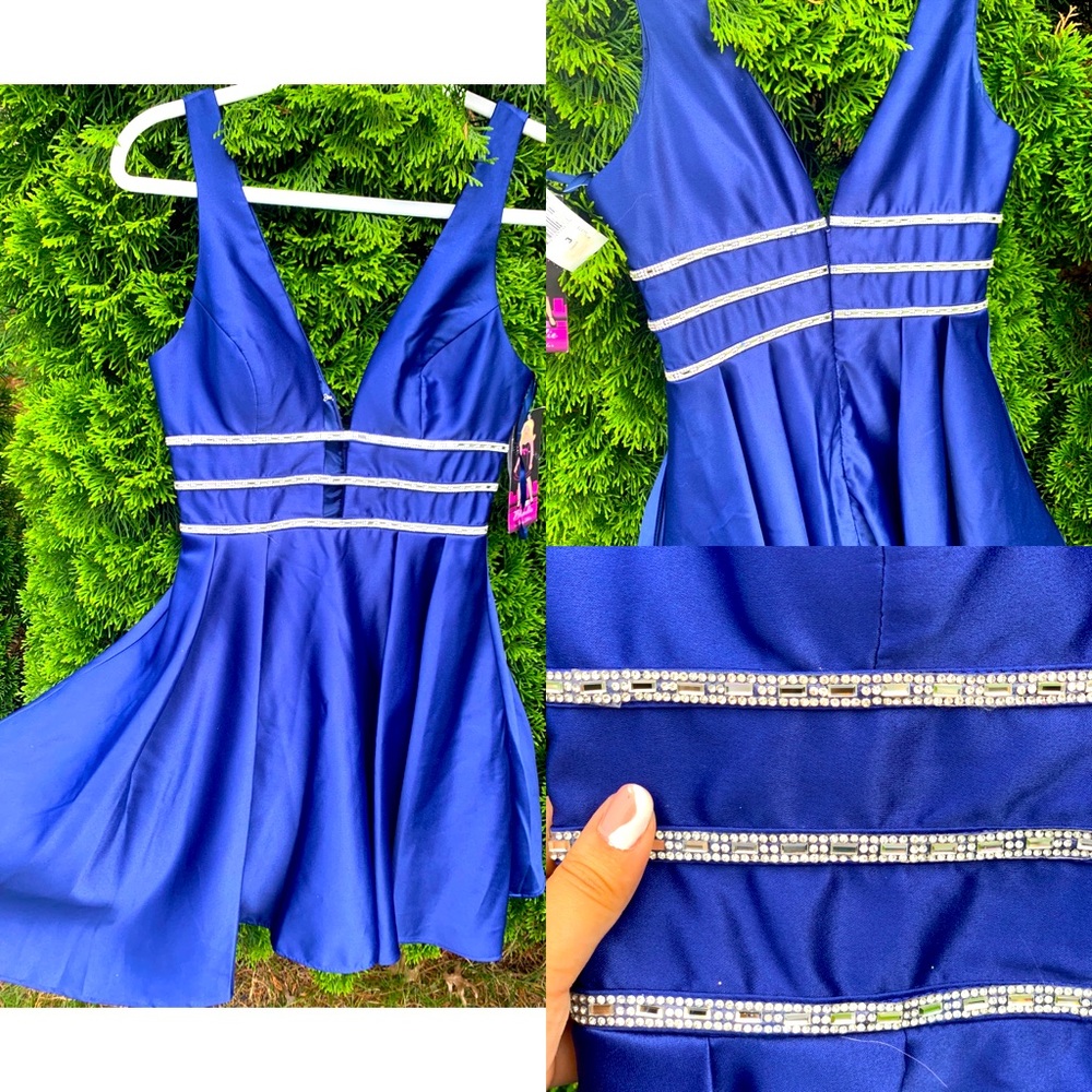 Blue dress